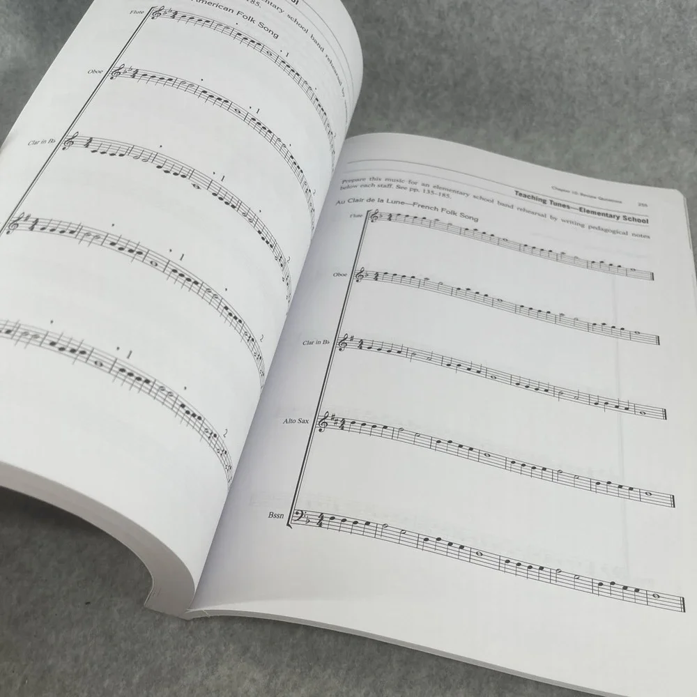 Teaching‎ Woodwinds by H Gene Griswold Program Repertory Fingering Charts Book